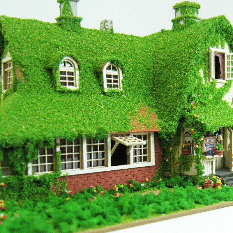 Studio Ghibli Work Series Kiki's Delivery Service [Kiki and Jiji's House (Okino House)] S=1/150 ◆Minichiaruto Kit Home Time Crafts Miniature Interior