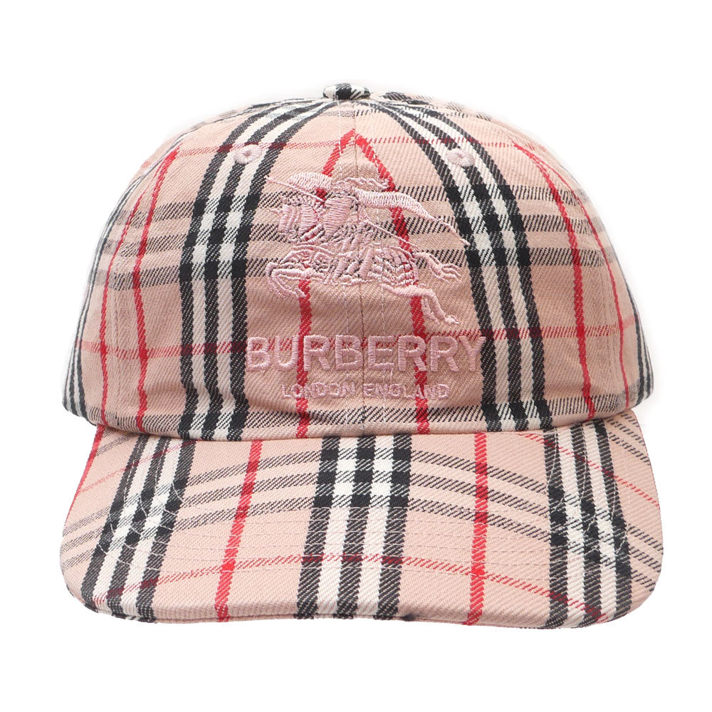 [Limited quantity special price] New and used item/unused Supreme x Burberry BURBERRY Denim 6-Panel Cap PINK Men's Headwear