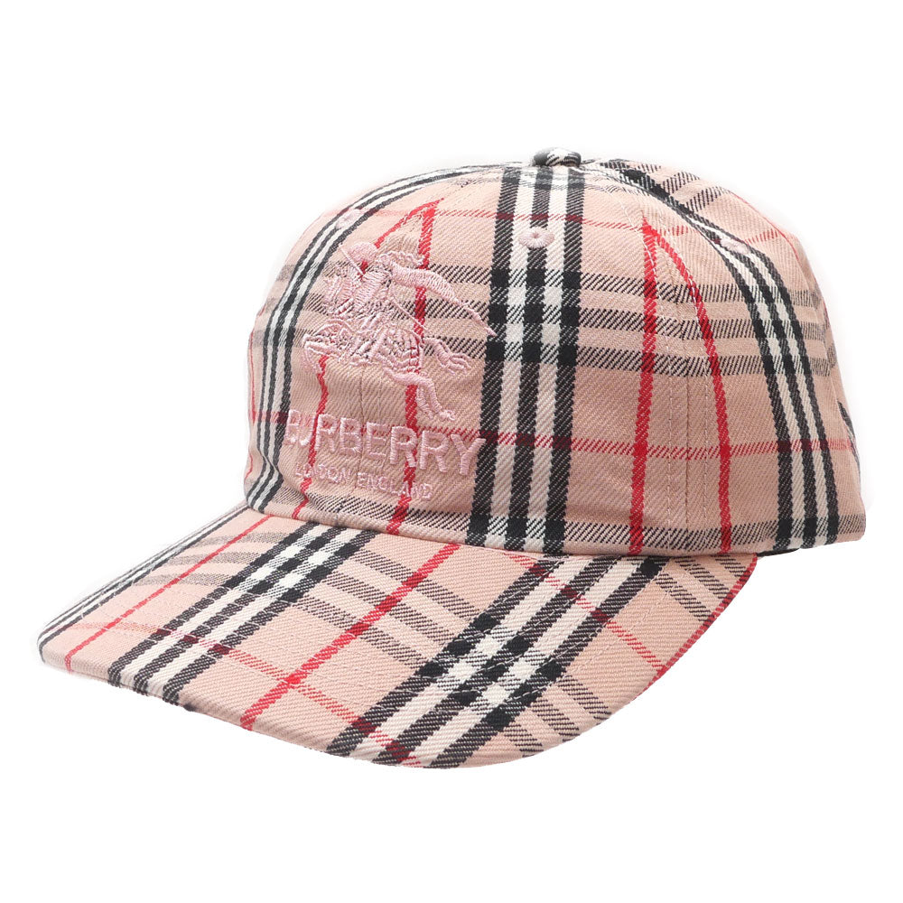 [Limited quantity special price] New and used item/unused Supreme x Burberry BURBERRY Denim 6-Panel Cap PINK Men's Headwear