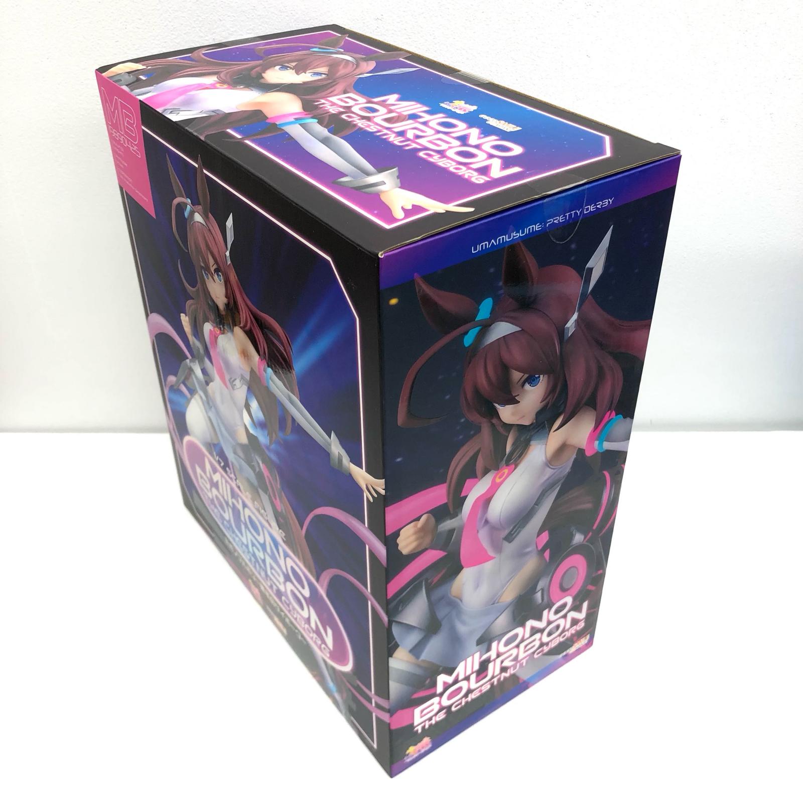 [Used] Uma Musume Pretty Derby Mihono Bourbon Chestnut Cyborg Figure 1/7 Plastic Painted