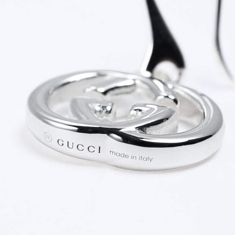 Gucci Earrings Jewelry GG Logo Earrings Silver 925 223321 J8400 8106 [Special Wrapping 660 yen (sold separately)]