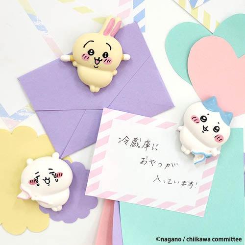 Chiikawa Magnet Set of 3 (Chiikawa) CHIIKAWA Charm Magnet Kids Character Goods Present Gift Nanairodo