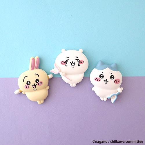 Chiikawa Magnet Set of 3 (Chiikawa) CHIIKAWA Charm Magnet Kids Character Goods Present Gift Nanairodo