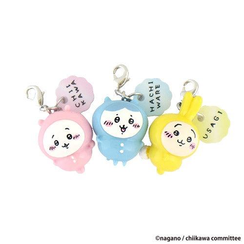 Chiikawa Mini Figure Charm Set of 3 (Pajama Party) CHIIKAWA Charm Kids Character Goods Present Gift Nanairodo