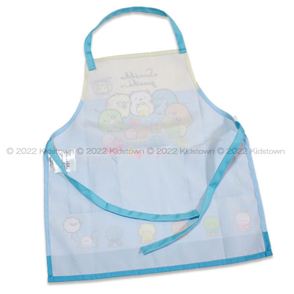 Free shipping Sumikko Gurashi Children's Apron 110cm Approx. 44 x 40cm 100% polyester Kids Cooking