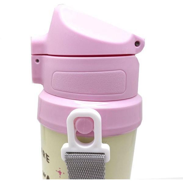 Chiikawa with belt, direct drinking, cold storage only, stainless steel bottle, 800ml, pink, CHIIKAWA, water bottle, lunch box, lunch goods, cute, character goods, present, gift, Nanairodo