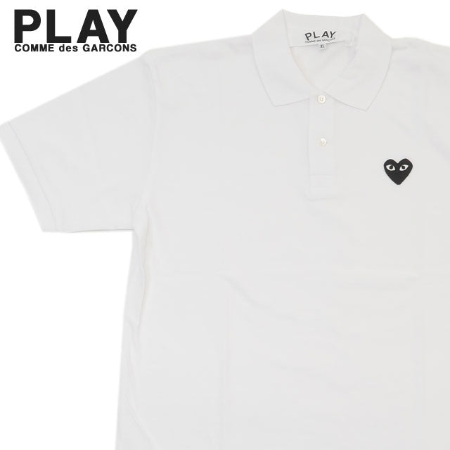 [8º Premio a la Tienda Excelente del Mes de Diciembre de 2014] New Play Comme des Garcons BLACK HEART POLO Camisa polo Kanoko para hombre y mujer AX-T066-051 ETN122