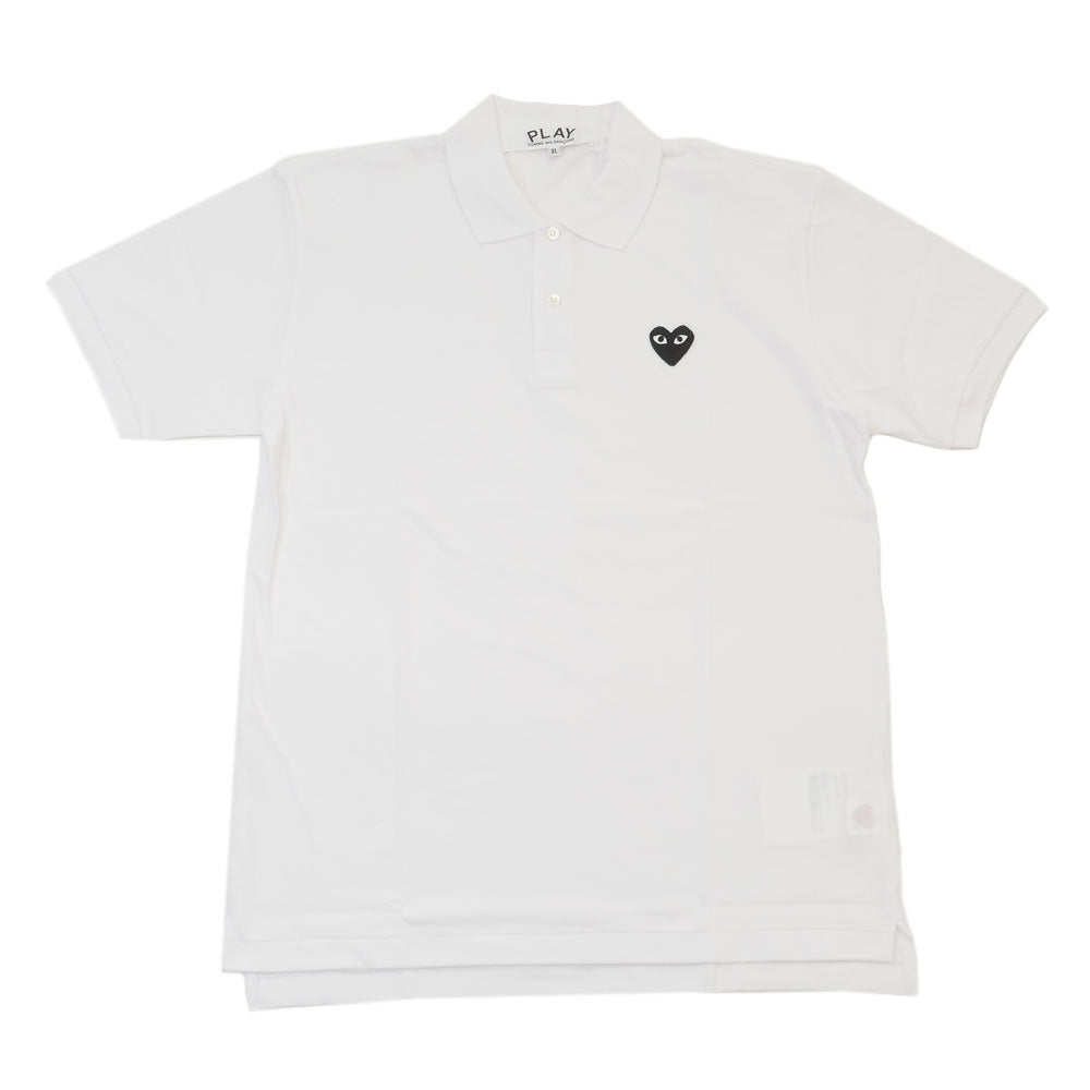 [8º Premio a la Tienda Excelente del Mes de Diciembre de 2014] New Play Comme des Garcons BLACK HEART POLO Camisa polo Kanoko para hombre y mujer AX-T066-051 ETN122