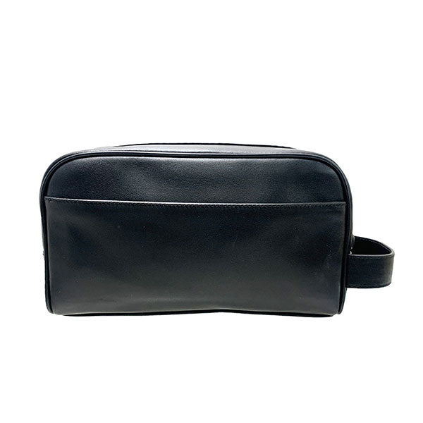 Coach COACH Back Accessory Pouch Men's Outlet Leather Travel Kit 2522 QBBK Black Coach COACH Men's MMM