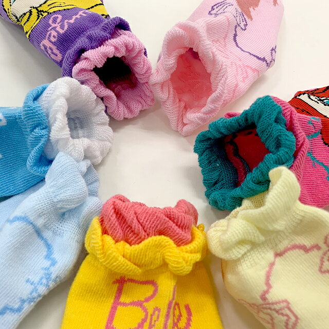 NEW Disney Princess Crew Socks Set 8497 3-Piece Set Baby Doll BABYDOLL Children's Clothing Baby Kids Boy Girl DISNEY★Collection Socks Miscellaneous Goods