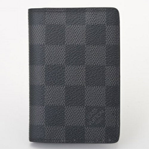 Louis Vuitton Business Card Holder Pocket Organizer Graphite LOUIS VUITTON N63143