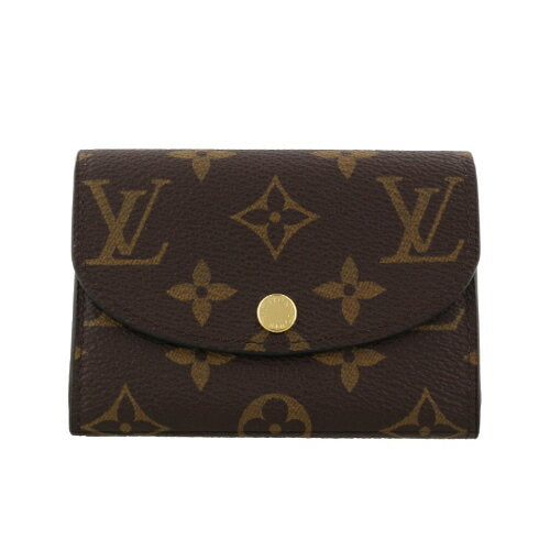 [Dos puntos: 3/1 0:00 - 3/2 24:00] Louis Vuitton Estuche para monedas LOUIS VUITTON Monogram Porte Monet Rosari Rose Ballerine M62361