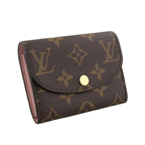 [Dos puntos: 3/1 0:00 - 3/2 24:00] Louis Vuitton Estuche para monedas LOUIS VUITTON Monogram Porte Monet Rosari Rose Ballerine M62361