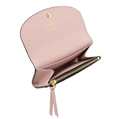 [Dos puntos: 3/1 0:00 - 3/2 24:00] Louis Vuitton Estuche para monedas LOUIS VUITTON Monogram Porte Monet Rosari Rose Ballerine M62361