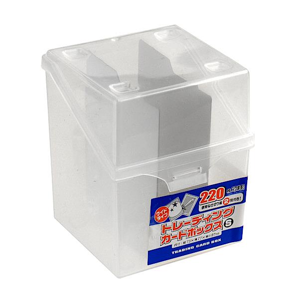 Trading card box, 220 sheets, 8.8 x 8.8 x 10.7cm (100 yen shop, 100 yen uniform, 100 yen uniform, 100 yen uniform)