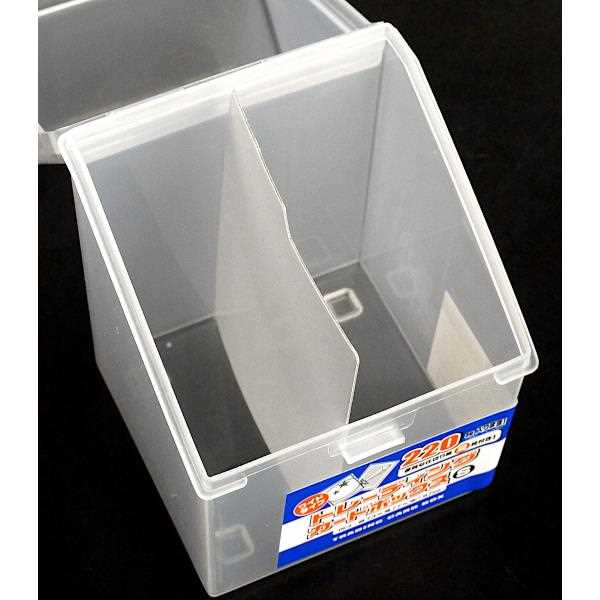 Trading card box, 220 sheets, 8.8 x 8.8 x 10.7cm (100 yen shop, 100 yen uniform, 100 yen uniform, 100 yen uniform)