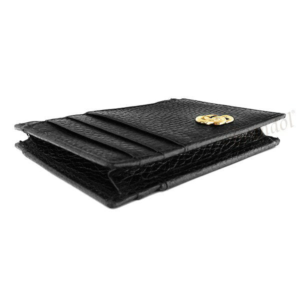 {8x Points_Until 23:59 on the 16th} Gucci Coin Purse GUCCI Women's GG Marmont Leather Card Case Coin Case Black 574804 CAO0G 1000 | Brand