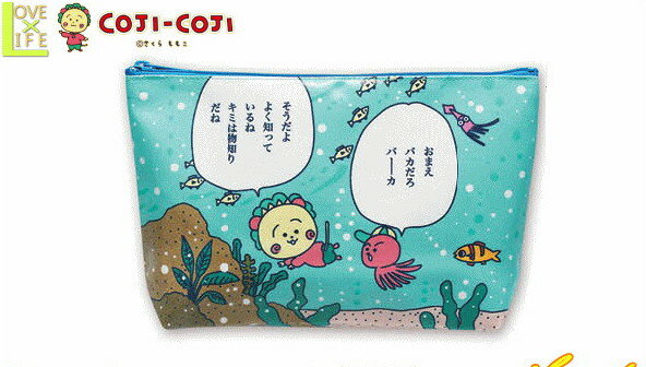 [Made in Japan] [Kojikoji] Pouch [Kojikoji and Octopus] [Case] [Accessory case] [School goods] [You to me] [Sakura Momoko] [Anime] [Life goods] [Goods] [Collaboration]