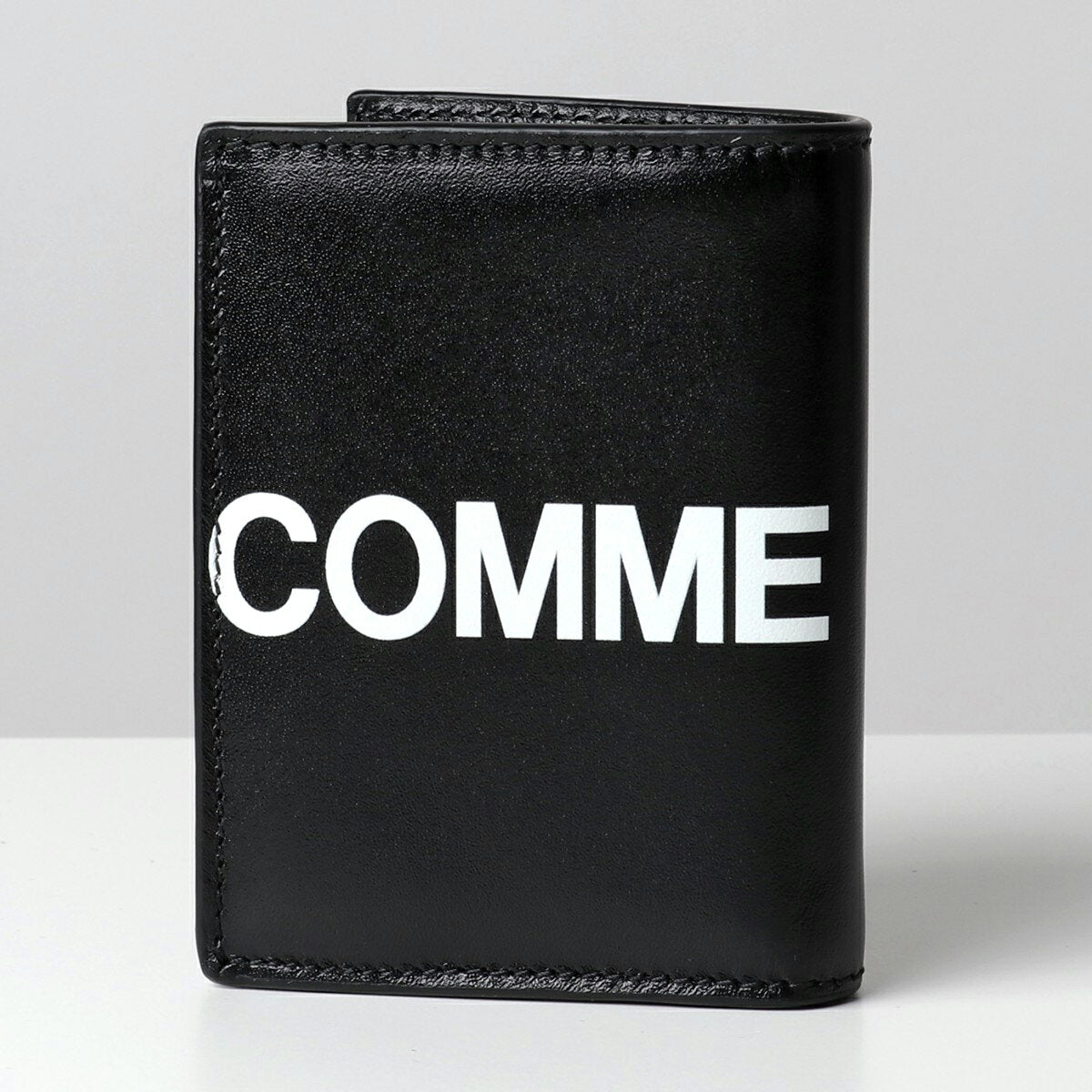 COMME des GARCONS COMME des Garcons Bifold Wallet HUGE LOGO SA0641HL Men's Women's Leather No Coin Purse BLACK [dc_kikaku]