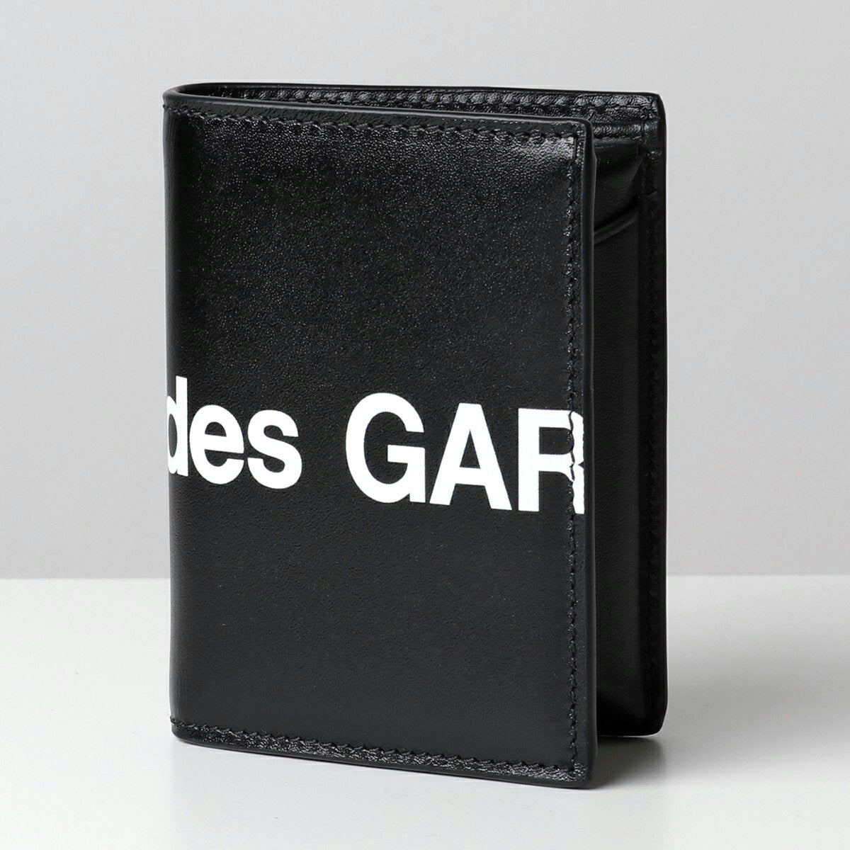 COMME des GARCONS COMME des Garcons Cartera plegable ENORME LOGO SA0641HL Monedero de cuero para mujer sin monedero NEGRO [dc_kikaku]