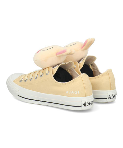 converse ALL STAR MC OX / CHIIKAWA [Chiikawa] Mascot removable women's sneakers (All Star MCOX / Chiikawa) 31314172 Rabbit