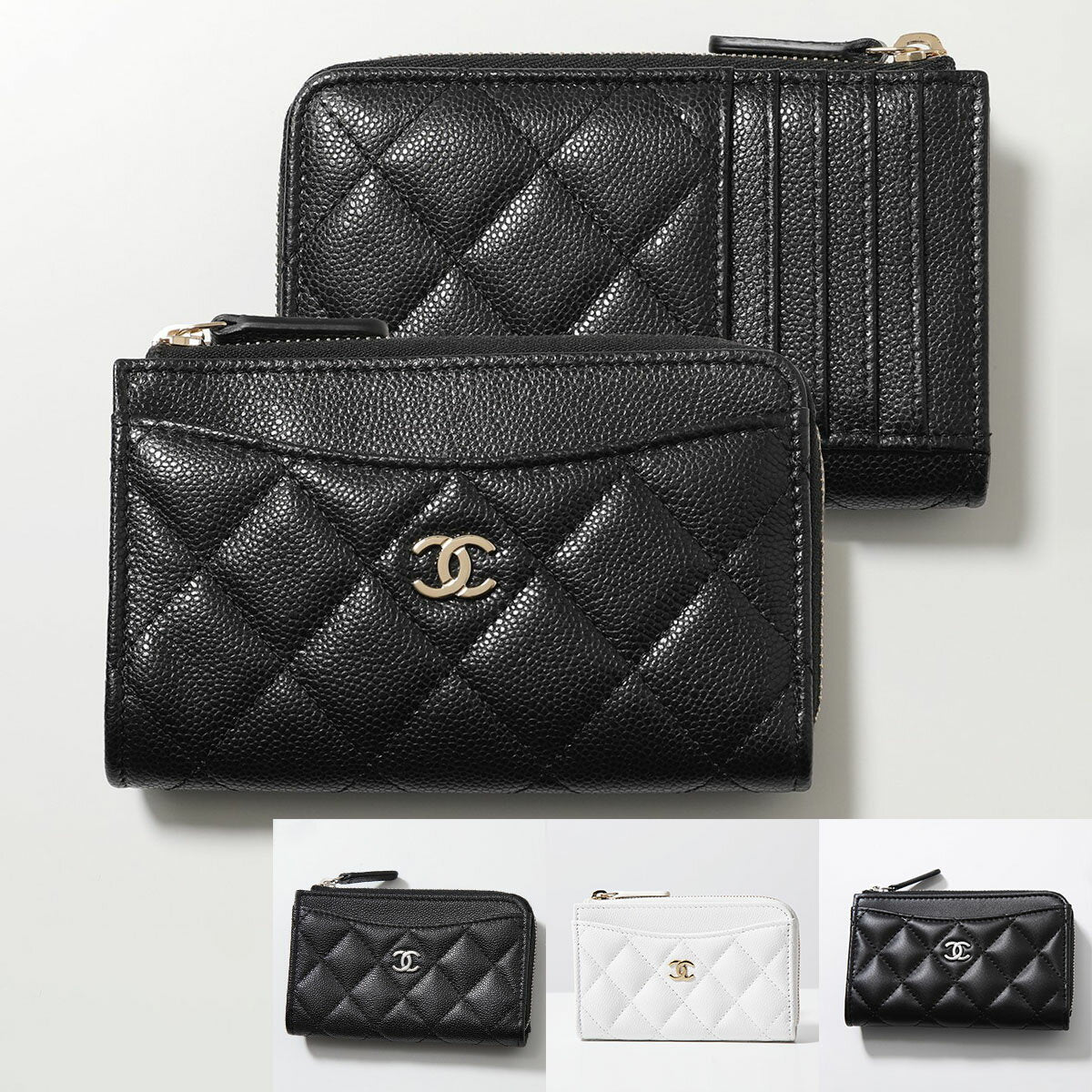 CHANEL Fragment Case MATELASSE AP3179 B10583 Y01480 B15532 Women's Coin Case Card Case Quilted Leather Coco Mark Mini Wallet 4 Colors [dc_kikaku]