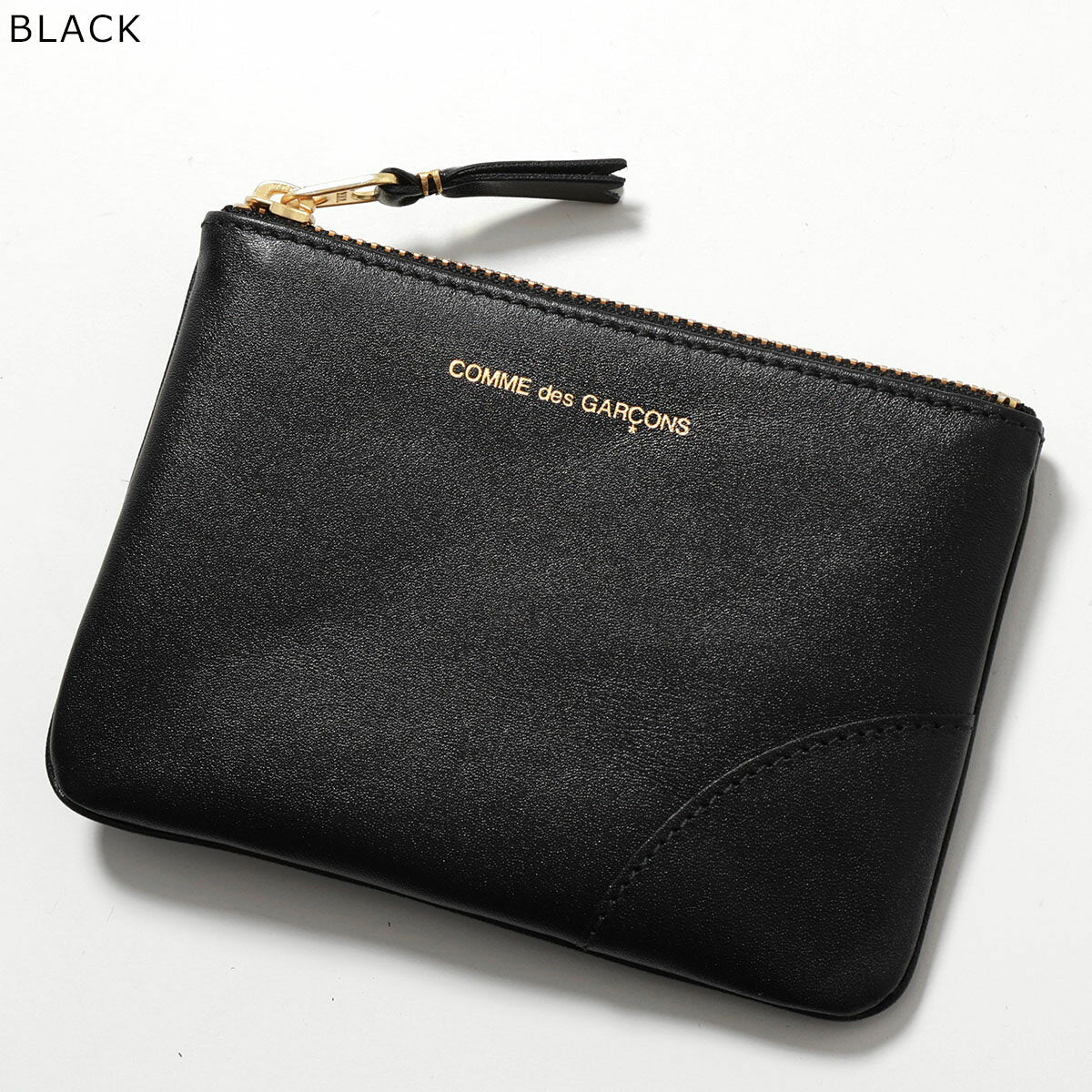 COMME des GARCONS ARECALF SA8100 Men's Card Case Pouch Leather Logo Coin Purse Mini Wallet Color 9 Colors