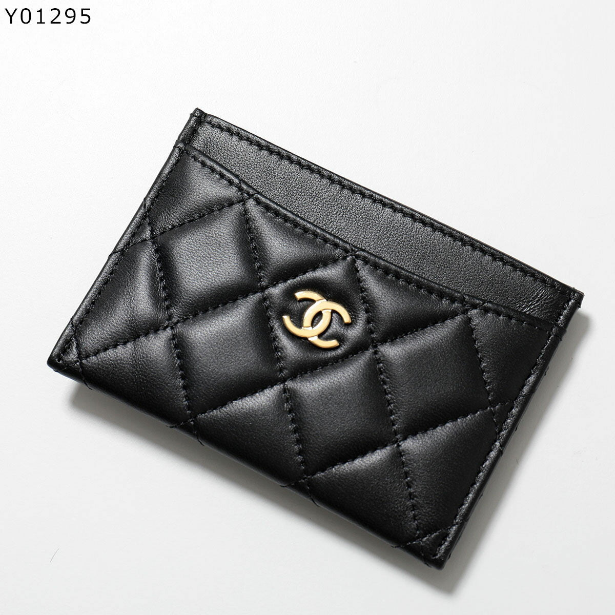 CHANEL Card Case MATELASSE AP0213 Y01864 Y01295 Y01588 C3906 Women's Caviar Skin Lambskin Pass Case Coco Mark CC Logo 3 Colors