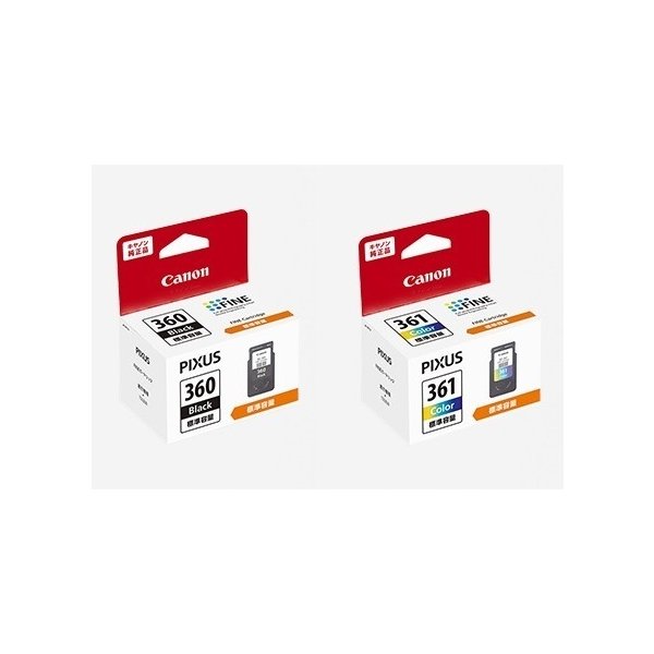 [Shipped 365 days from Rakuten warehouse] BC-360 Black Standard BC-361 3 colors Standard 1 set each CANON Ink cartridge Genuine product