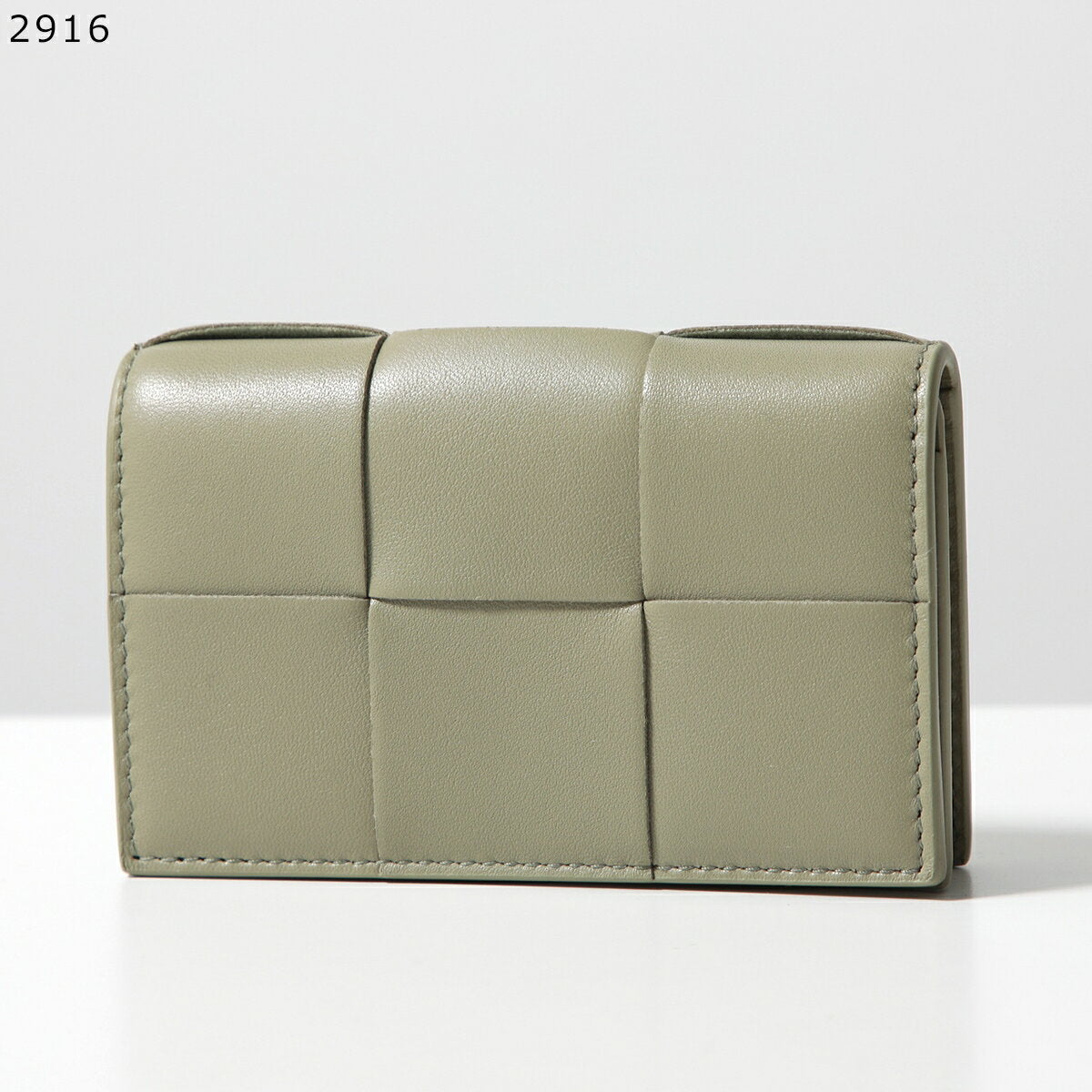 BOTTEGA VENETA Card Case CASSETE 651396 VCQC4 Women's Business Card Holder Maxi Intre Leather 3 Colors [dc_kikaku]