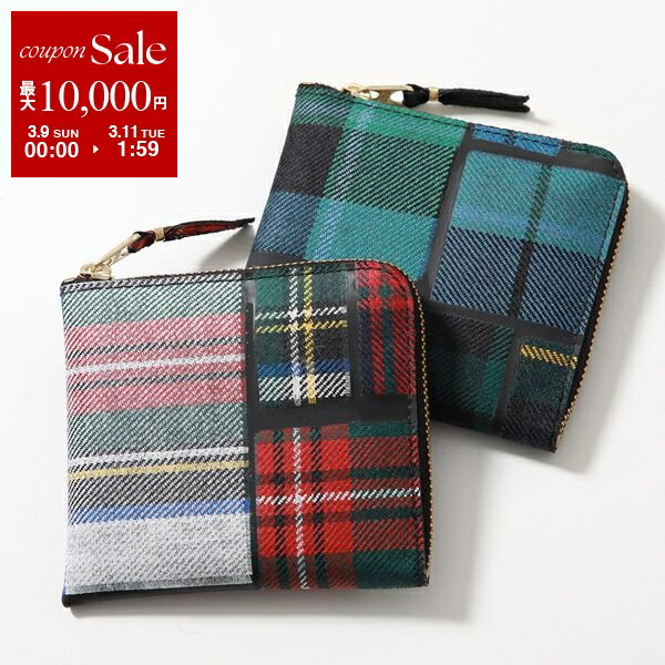 COMME des GARCONS Coin Case TARTAN PATCHWORK SA3100TP Women's Coin Purse Mini Wallet Tartan Check Color 2 Colors [dc_kikaku]