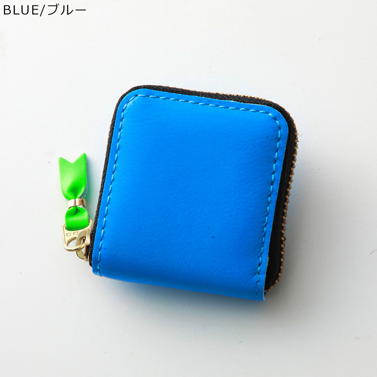 COMME des GARCONS Coin Case SUPER FLUO SA4100SF Men's Leather Coin Purse Wallet Mini Wallet Accessories Case 4 Colors