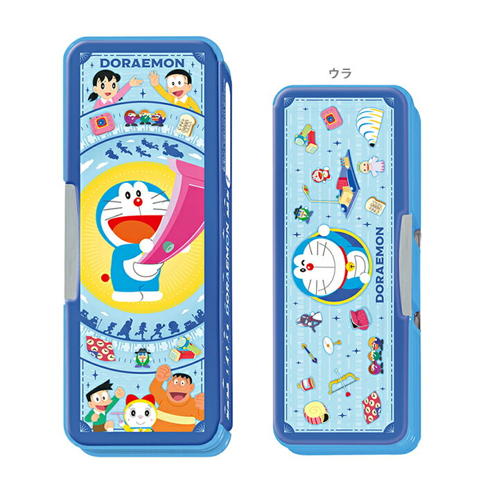 Doraemon Pencil Case Double-Sided Hologram 4901772184621 New School Stationery [M Delivery 1/2]