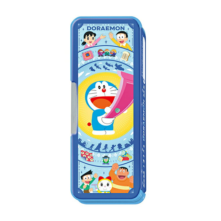 Doraemon Pencil Case Double-Sided Hologram 4901772184621 New School Stationery [M Delivery 1/2]