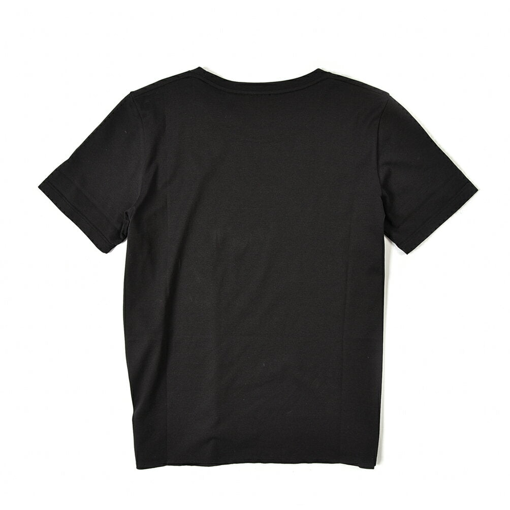 [Super OFERTA] Camiseta logo SAINT LAURENT, manga corta, cuello redondo, primavera y verano, hombre, 100% algodón, negro, Francia, París, marca, MADE IN ITALY