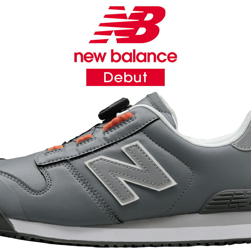 New Balance Safety Shoes BOA newbalance BOSTON Men's Safety Sneakers Dial Type JSAA Standard Type A Work Shoes 24.5cm-30cm