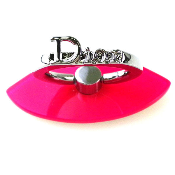 ◆ ★Delivery with Dior paper bag★ Dior Beauty☆Finger Ring Smartphone Ring Holder Stylish Cute Ring Hook Finger Ring Holder Lip Stationery Lipstick iPhone �