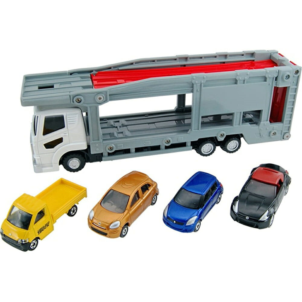 "Up to 1,000 yen off coupon on a first come, first served basis" Tomica World Play with Tomica! Carrier car set