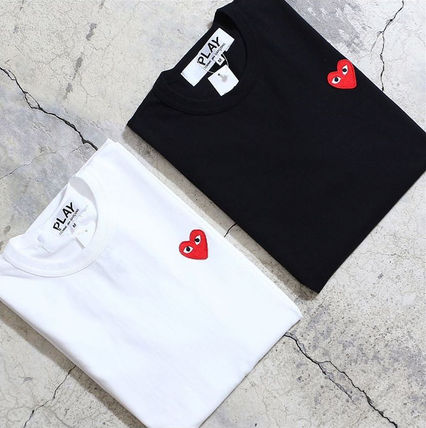 Comme des Garcons T-shirt Men's COMME des GARCONS PLAY Heart Play Logo Genuine [Clothing]