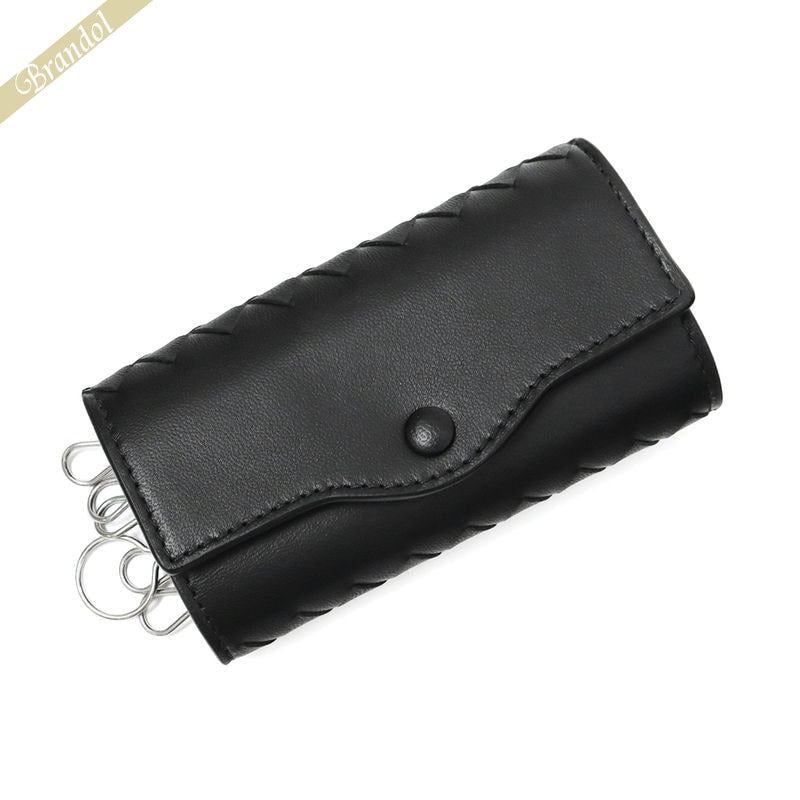 Estuche para llaves BOTTEGA VENETA para hombre y mujer en piel Intrecciato negra 284137 V0016 8806 | Recogida en tienda de conveniencia Marca