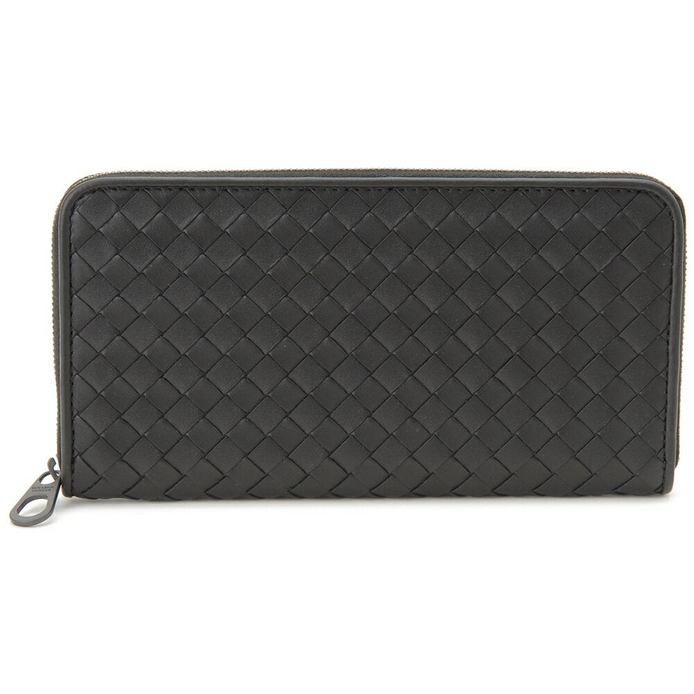 Bottega Veneta Cartera larga Intrecciato 510643 V4651 Negro (1000/NERO) BOTTEGA VENETA