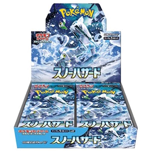 Shrink-equipped Pokemon Card Scarlet & Violet Expansion Pack Snow Hazard BOX