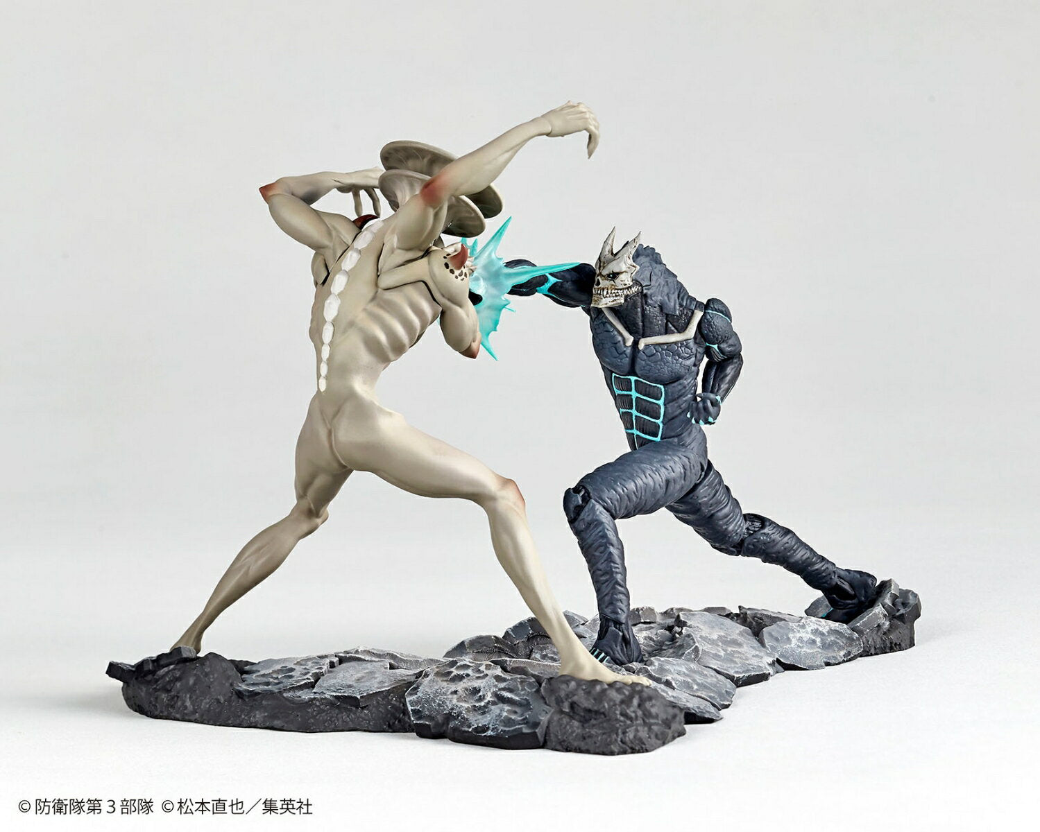 Anime "Kimetsu No. 8" Monster No. 8 vs Monster No. 9 1/18 scale figure [KD094] (Painted finished figure)