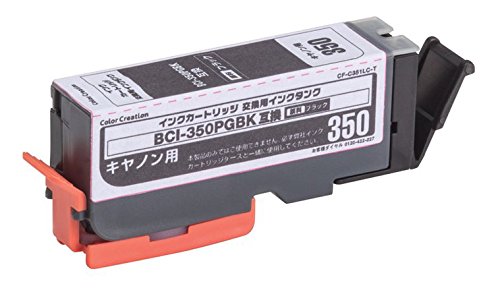 Color Creation Canon BCI-350PGBK Compatible Ink Cartridge Black Replacement Tank x 2 CF-C350LPGBK T2 [Printer] [Consumables] [Shipping Yu-Packet, Free Shipping, No Cash on Delivery]