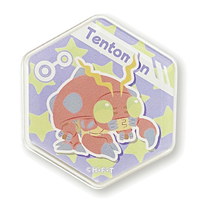 Digimon Honeycomb Acrylic Magnet Tentmon 4546598523133