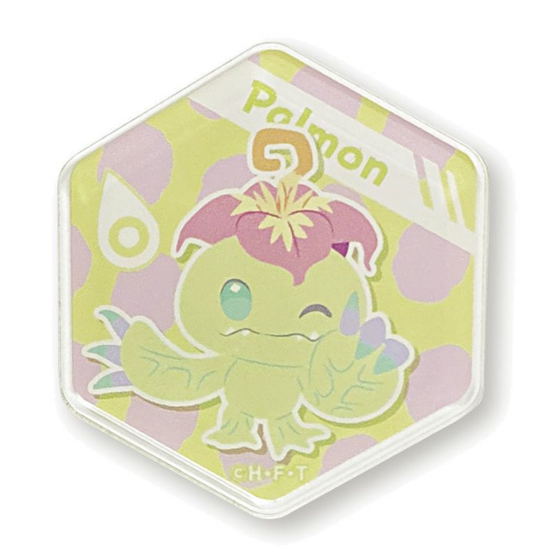 Digimon Honeycomb Acrylic Magnet Palmon 4546598523164