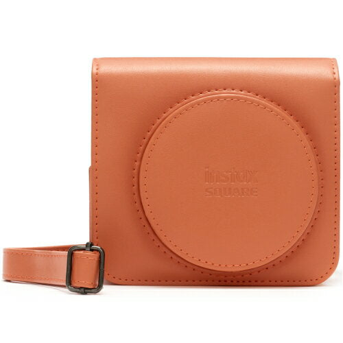 Fujifilm Cheki Square Camera Instax SQUARE SQ1 Camera Case Orange with Shoulder Strap