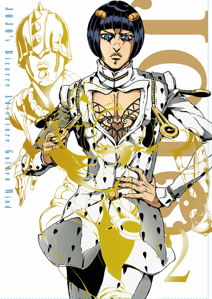 JoJo's Bizarre Adventure: Golden Wind Vol. 2 (First Edition) [Blu-ray] [Ono Kensho]