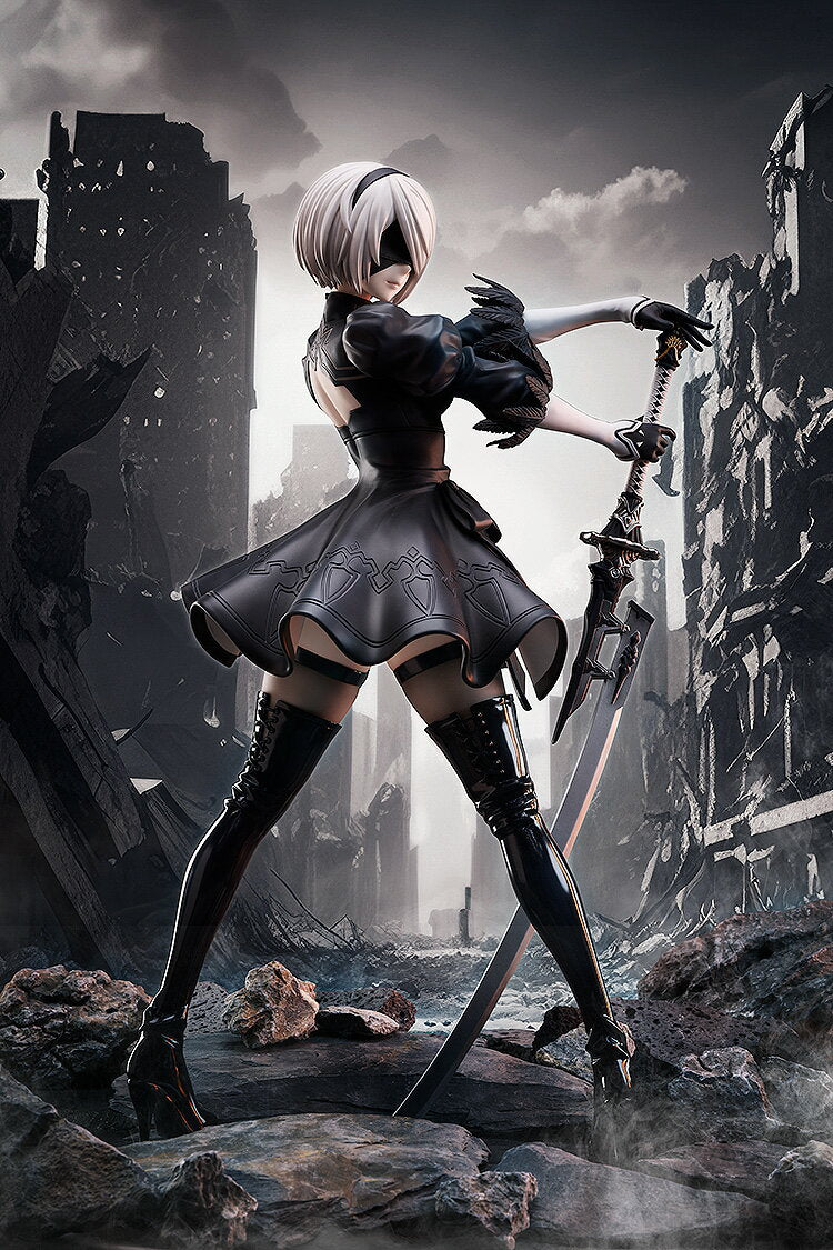 "NieR:Automata Ver1.1a" 2B (Yorha No. 2 tipo B) escala 1/4 (Figura terminada purificada)