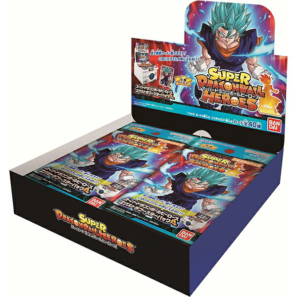 [BOX Sale] Super Dragon Ball Heroes Extra Booster Pack 4 | Toys Boys Girls Trading Cards Card Game